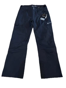 Obermeyer Mens Sz LG Long Alpinist Stretch Insulated Pants Black NEW - Picture 1 of 10