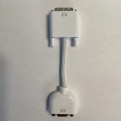 Genuine Apple 603-8525 5" DVI to VGA Display Adapter Converter Cable (DTOV) - Image 1 of 4
