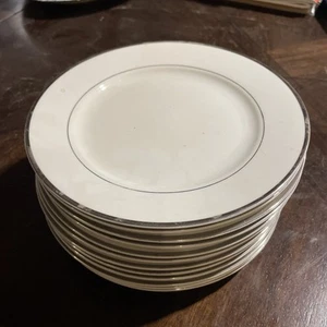 Wallace Fine China Salad 8” Plates Set Of 12 - Picture 1 of 2
