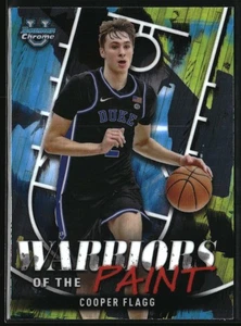 2024-25 Bowman University Chrome #WP-7 Cooper Flagg Warriors in the Paint - Picture 1 of 2