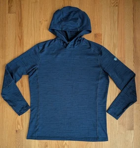 Kuhl Hoodie Men's XL Blue Heathered ALLOY #3125 Lightweight Athletic Performance - Picture 1 of 11