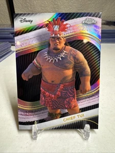 2025 Topps Chrome Disney Chief Tui Black Refractor /10 Bookend - Picture 1 of 2