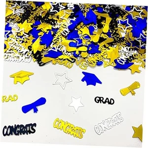 Werich Graduation Confetti 2024 Blue| Glitter Confetti Graduation Blue 1.5 - Picture 1 of 7