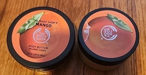 2-The Body Shop Mango Softening Body Butter 1.69 oz Fruity Discontinued NEW - Picture 1 of 2