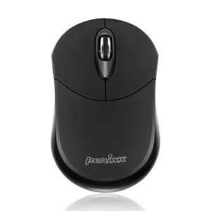 Perixx Perimice-802 Mini Wireless Bluetooth Mouse Portable Small 3 Buttons Black - Picture 1 of 7