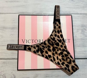Victoria's Secret Shine Strap Thong Bling Very Sexy Panty Rhinestone All Sizes