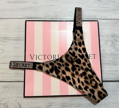 Victoria's Secret Shine Strap Thong Bling Very Sexy Panty Rhinestone All Sizes - Image 1 of 3