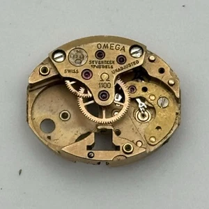 13mm Omega 1070 Teil Uhrwerk ohne Unruh Teile Reparatur Ersatzteile Vintage - Bild 1 von 8