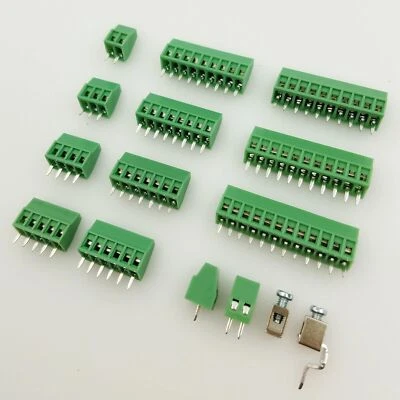 KF128-2.54-2P/3P/4P/5P/6P/7P/8P/9P/10P Screw PCB Terminal Blocks Pitch 2.54mm - Image 1 of 3