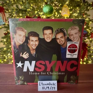 *NSYNC Home for Christmas 2 LP Opaque Green Vinyl Target Exclusive New Sealed - Picture 1 of 2
