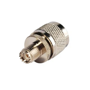 RF coaxial adapter UHF PL-259 male plug to Mini-UHF female straight - Picture 1 of 2