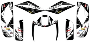 All Years DS 650 13 FLY Black Senge Graphics Kit Compatible with Can-Am - Picture 1 of 7