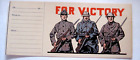 WWI Postcard "For Victory" w/ Four Soldiers In Uniform - Friendship Check  *