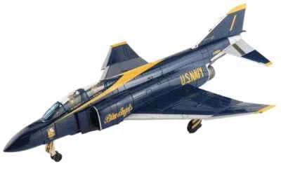 F-4J PHANTOM II, BLUE ANGELS, Nº1 CDR. HARLEY HALL 1971, 1:72 HOBBY MASTER - Immagine 1 di 4