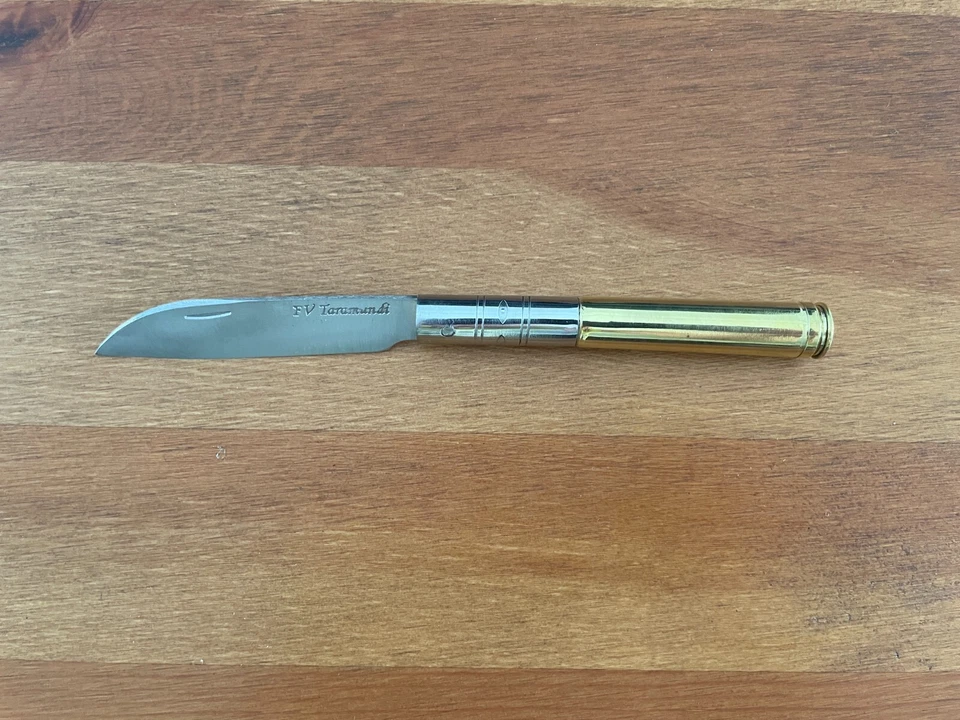 Navaja de Bolsillo 3.14" FV Taramundi Navaja Asturias España 300 Win Mag Shell Mango Foto 1 de 4