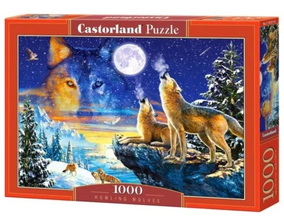 Castorland C-103317-2 Howling Wolves, Puzzle 1000 Teile 68 x 47 cm, Neu