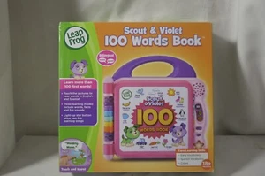 Libro LeapFrog Scout y Violeta 100 Palabras, Púrpura EMBALAJE DAÑADO - Imagen 1 de 3