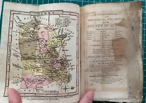 1810 Cooke's Topographical & Statistical Description of Surrey - Picture 1 of 1