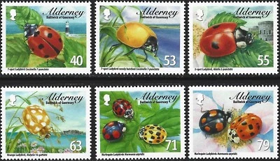 2014 Alderney Sg A508/A513 Alderney Ladybirds MNH - Image 1 of 2