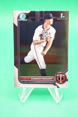 (2 Cards) 2022 Bowman Draft Base #BD-8 Connor Prielipp Minnesota Twins GS1 - Image 1 of 4