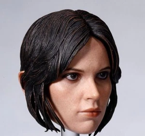 1/6 Female Head Sculpt Rogue One Chief Actress Jyn Erso Celebrity For 12in Doll - Picture 1 of 3