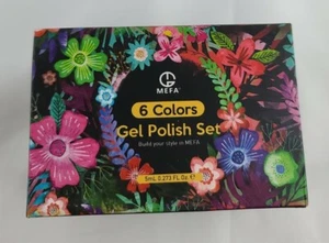 MEFA Gel Polish Set - Fall Gel Nail Polish 6 Colors Nude Gel Skin Tones - Picture 1 of 5