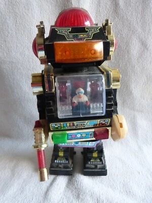 Robot Vintage STAR ROTO ROBOT 1985 SON AI Plastic industrial  - Photo 1/4
