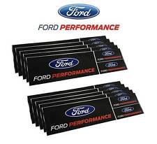 Ford Performance Logo Decal Decals Emblem Sticker Sheets - 10 Pack