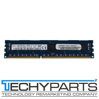 RAM de servidor Hynix HMT41GR7BFR8A-PB 8 GB 2Rx8 DDR3-1600 PC3L-12800R REG ECC RDIMM Foto 1 de 2