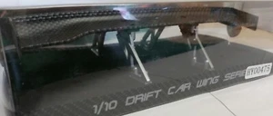 Spoiler/Ala Posteriore 1/10 RC Auto su Strada Drift Effetto Fibra di Carbonio Stile Superbo - Foto 1 di 4