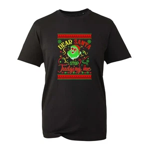 Querido Santa deja de juzgarme camiseta navideña, divertido feo feliz Navidad top unisex - Imagen 1 de 3