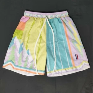 Trillest x Who Cares "What The NBA" Pastel Swingman Basketball Shorts Size S - Picture 1 of 3
