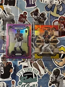 2 Card NFL CJ Stroud Rookie Lot (Pink Prizm & Red/Yellow Select Die Cut)๐๐๐ต๐ด - Picture 1 of 4