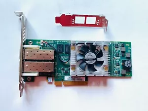 Dell QLOGIC QLE8262 10GBE SFP+ 2Ports PCIeX8 HBA Network Adapter P11VC 0P11VC - Picture 1 of 4