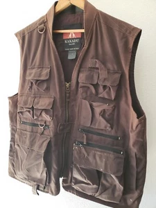 Kakadu Tactical Vest, Size Large, Safari hunting fishing, oilskin wax Australia - Picture 1 of 20