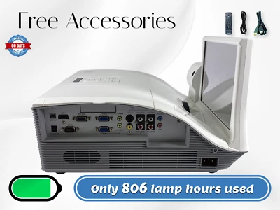 Mimio DLP Projector Ultra Short Throw 1080p HDMI - Only 806 Hours Used! - Image 1 of 4