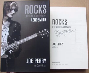 Joe Perry signed book Rocks My Life in and out of Aerosmith 1st Pr Beckett BAS - Picture 1 of 5