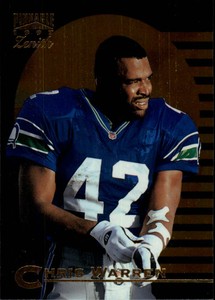 1997 Zenith Football Card #63 Chris Warren