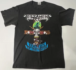 Testament Vintage 1988 Disciples of the Watch Shirt Size L Metal Band Tour Rock - Picture 1 of 12