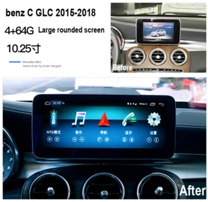 Android 13 Car GPS Blu-ray Anti-glare Screen BT for Mercedes Benz C GLC V class - Picture 1 of 11