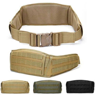 Tactical Padded Belt Airsoft CS Combat Molle Airsoft Belts Paintball Waist Belt - Image 1 of 4