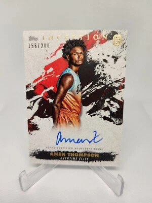 2021 Topps Inception Overtime - AMEN THOMPSON 156/200 - (AUTO)(RC)#IA-AT - Image 1 of 2