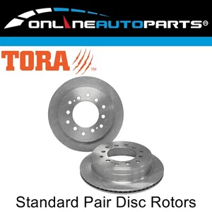 2 Rear Disc Brake Rotors for Toyota Landcruiser Prado RZJ120 RZJ125 2002-2004 - Picture 1 of 1