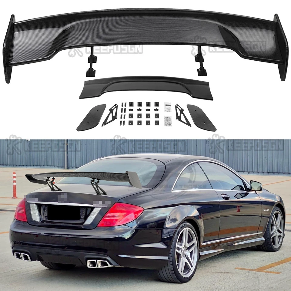 57" Rear Trunk Spoiler Wing Lip GT Racing For Mercedes-Benz CL500 CL55 CL63 AMG - Image 1 of 4