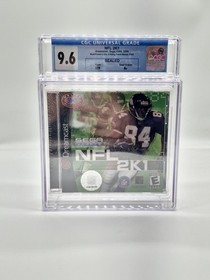 NFL 2K1 CGC 9.6 A+ Dreamcast Randy Moss Cover Sealed Graded Not WATA PSA VGA