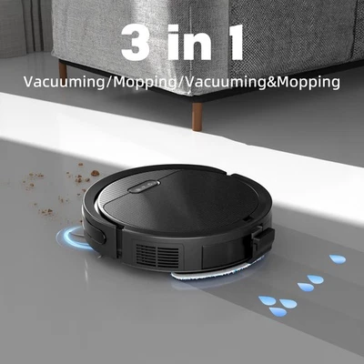 Robot Vacuum And Mop, 3 In 1 Combo Cleaner For Home With Pet Hair And Hard Floor - Image 1 of 4