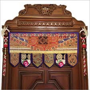 40" RARO SARI VENTANA PUERTA INDIA CENEFA TORAN CORTINA COLGANTE TAPIZ TOPPER - Imagen 1 de 7