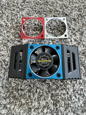Corsair Vengeance Airflow RAM Memory Cooler Fan Red Blue Silver 3 Pin FREESHIP! - Image 1 of 4