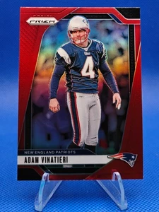 šµ 2024 Panini Prizm ADAM VINIERI Red Prizm SSP #199 Patriots Colts - Foto 1 di 2