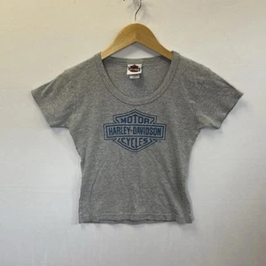 Vintage Harley Davidson Motor Cycles T-shirt Gray Youth Small - Picture 1 of 5